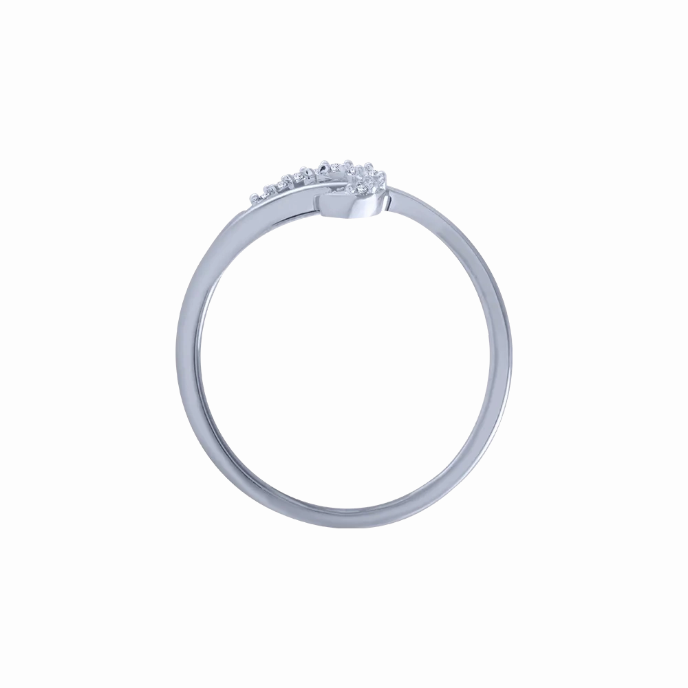 14KT (585) White Gold And Diamond Ring For Women