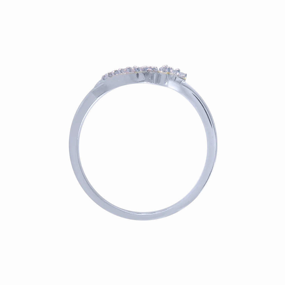 14KT (585) White Gold And Diamond Ring For Women