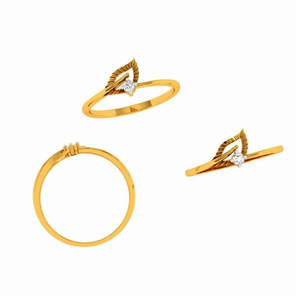 14KT (585) Yellow Gold Ring For Woman