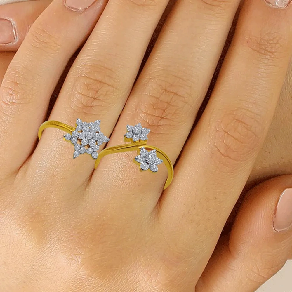 14KT (585) Yellow Gold Ring For Women