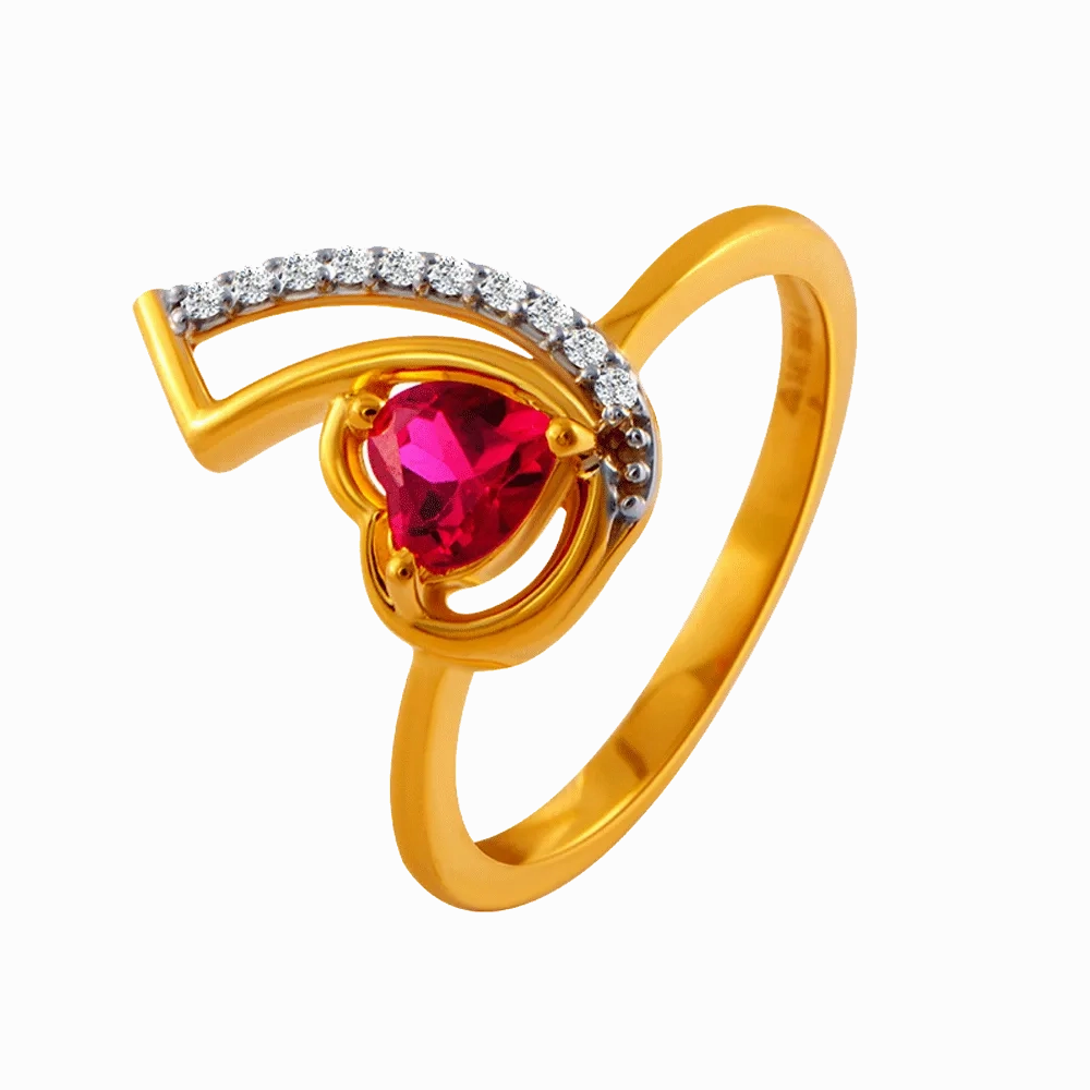 14KT (585) Yellow Gold Ring For Women