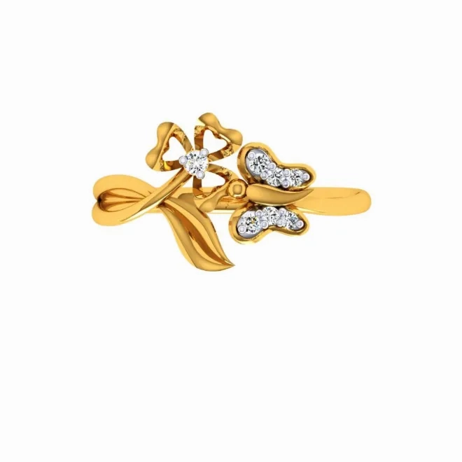14KT (585) Yellow Gold Ring For Women