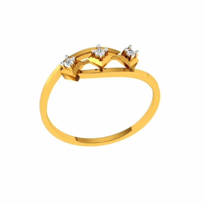 14KT (585) Yellow Gold Ring For Women