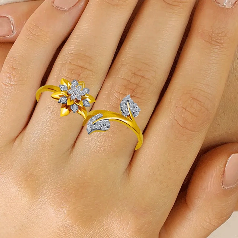 14KT (585) Yellow Gold Ring For Women