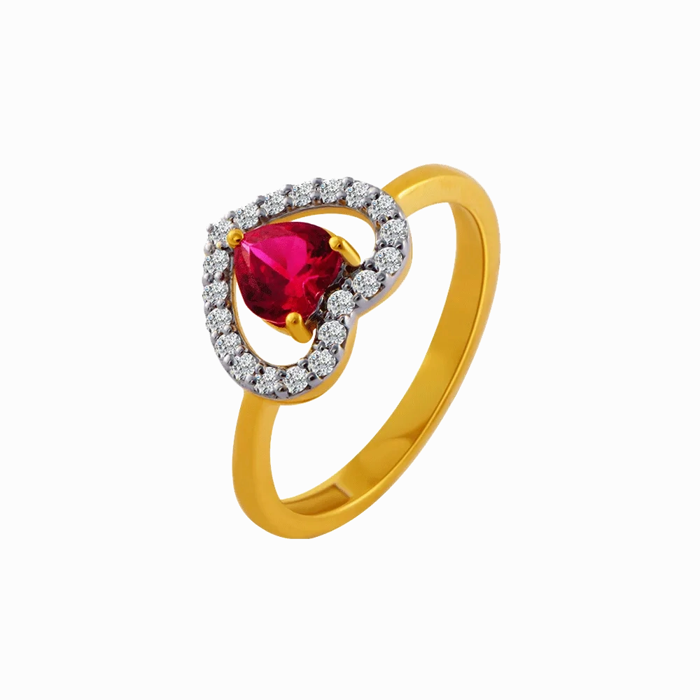 14KT (585) Yellow Gold Ring For Women
