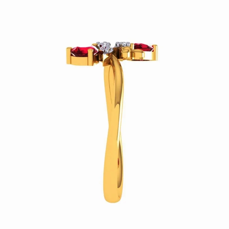 14KT (585) Yellow Gold Ring For Women