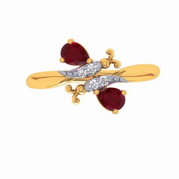 14KT (585) Yellow Gold Ring For Women