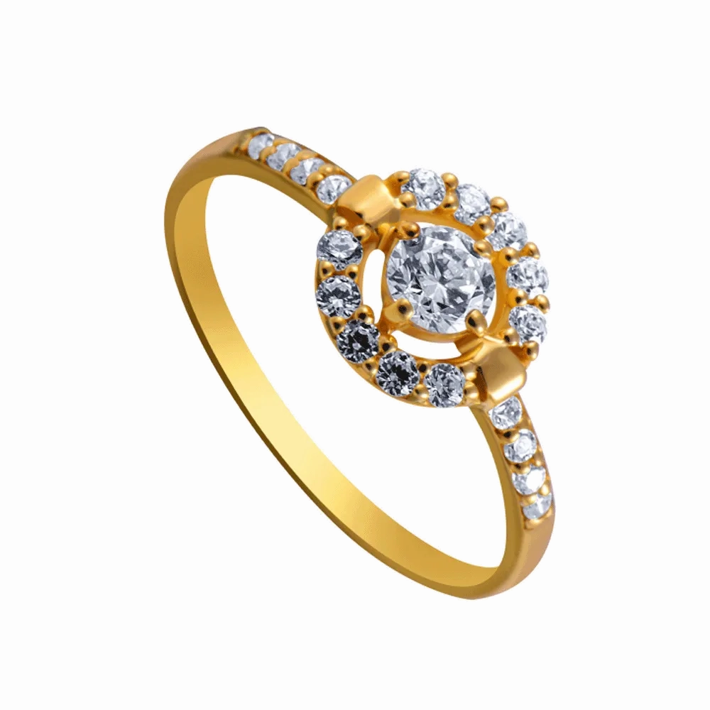 14KT (585) Yellow Gold Ring For Women