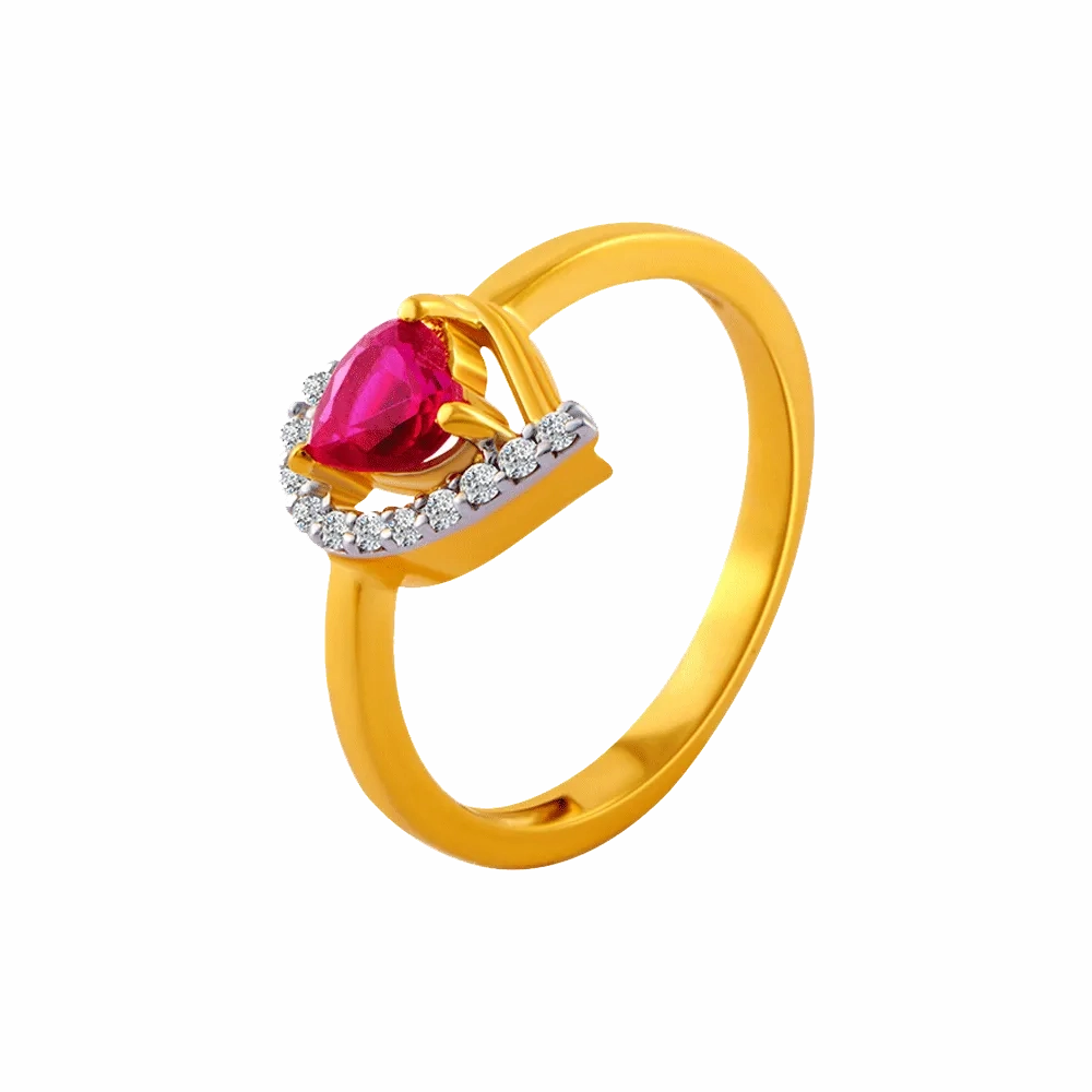14KT (585) Yellow Gold Ring For Women