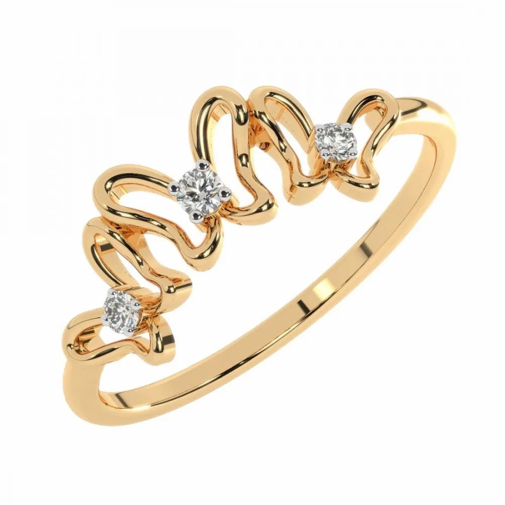 14KT (585) Yellow Gold Ring For Women