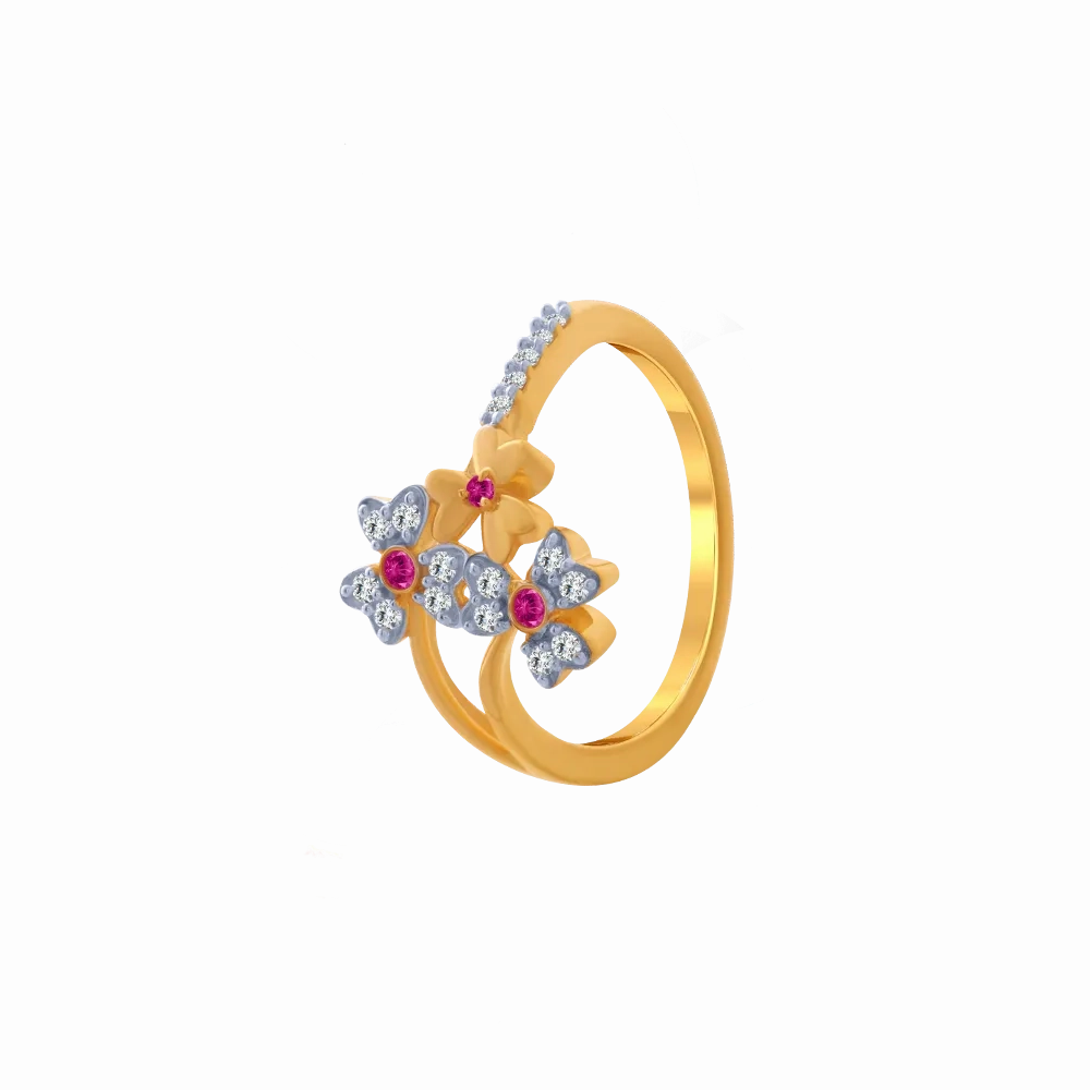 14KT (585) Yellow Gold Ring For Women