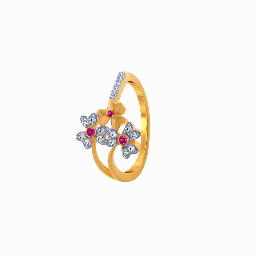 14KT (585) Yellow Gold Ring For Women