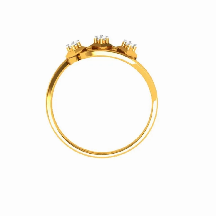 14KT (585) Yellow Gold Ring For Women