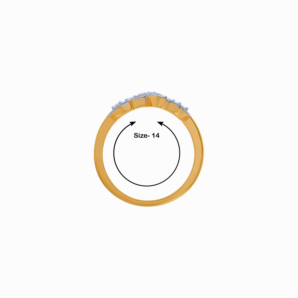 14KT (585) Yellow Gold Ring For Women