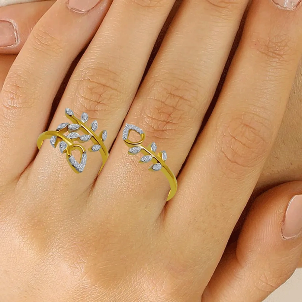 14KT (585) Yellow Gold Ring For Women