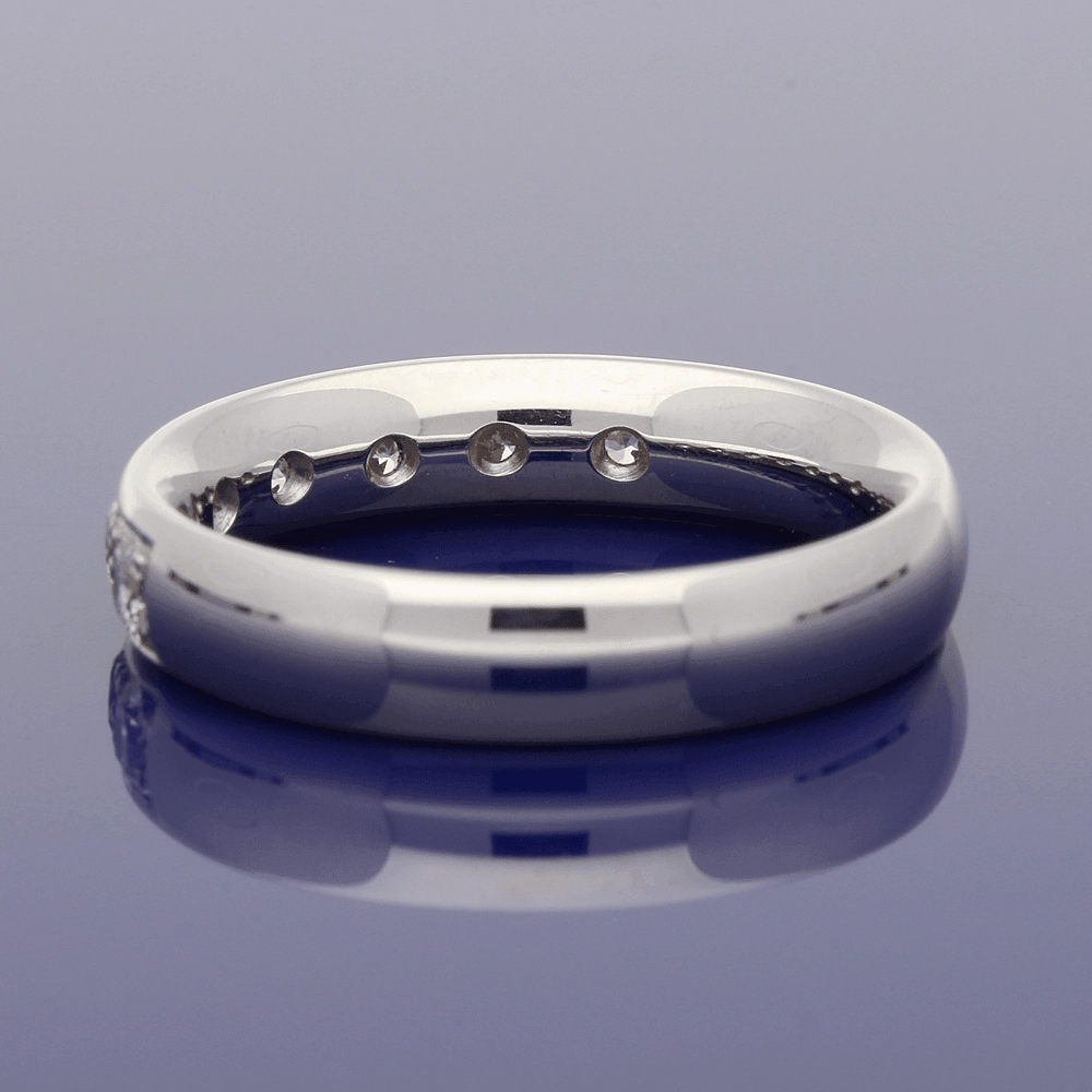 18ct White Gold Diamond 4mm Eternity Ring