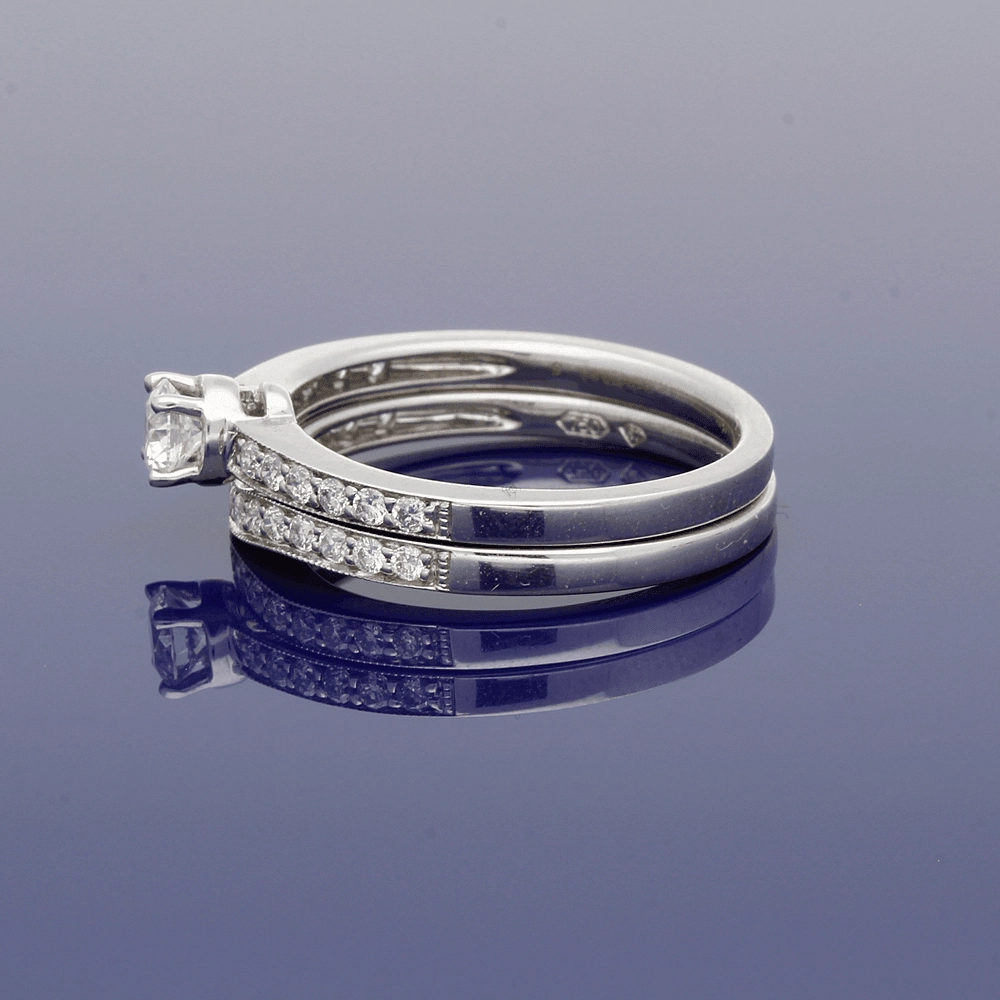 18ct White Gold Diamond Bridal Set