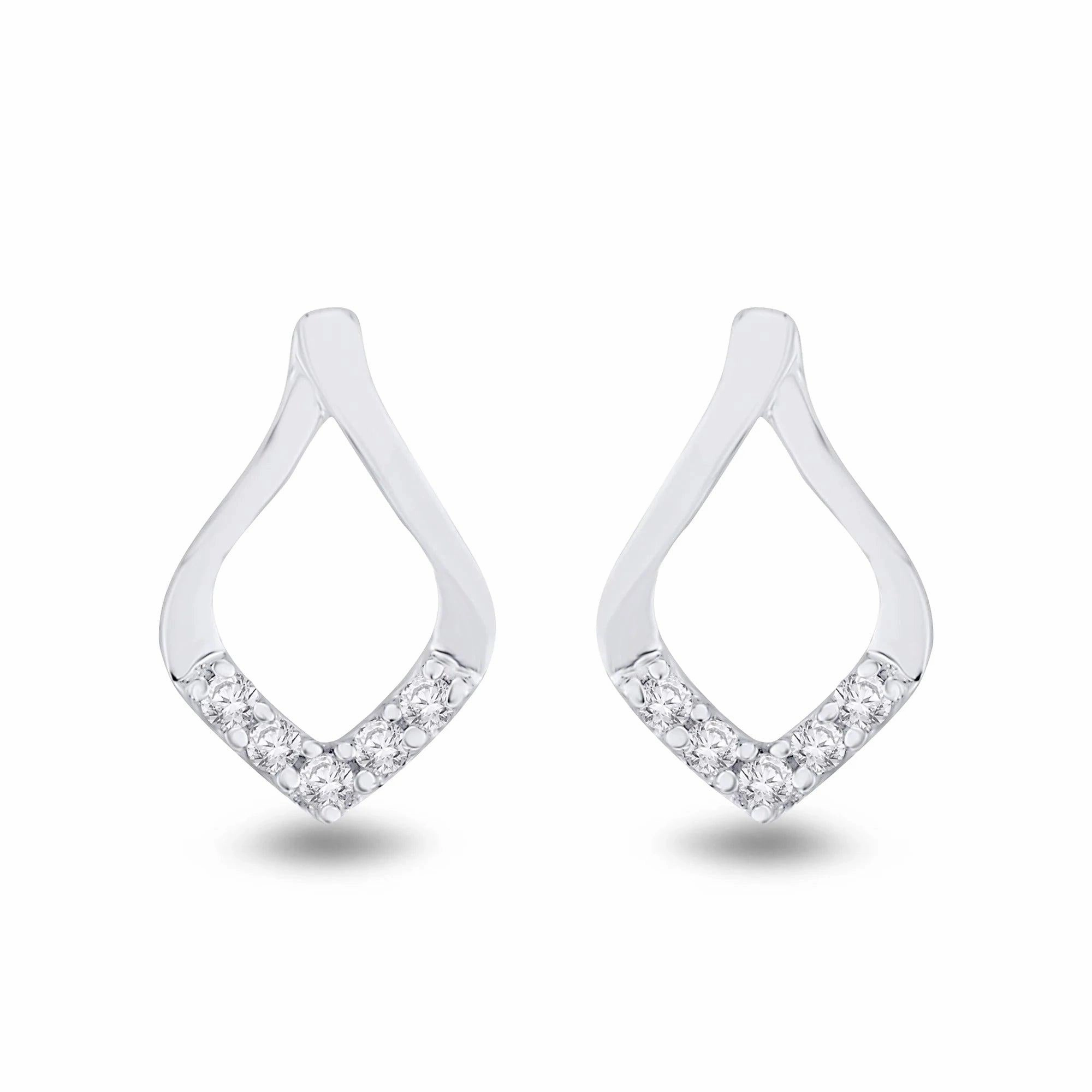 18ct white gold Diamond earrings