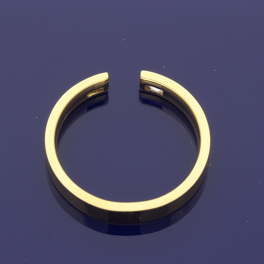 18ct Yellow Gold Horseshoe Shaped Wedding Ring