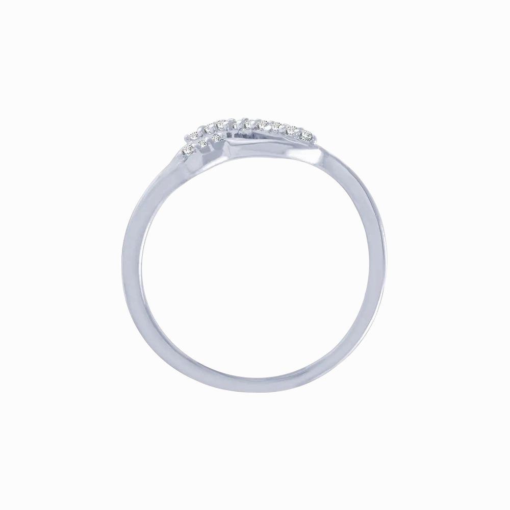 18KT (750) White Gold And Diamond Ring For Women