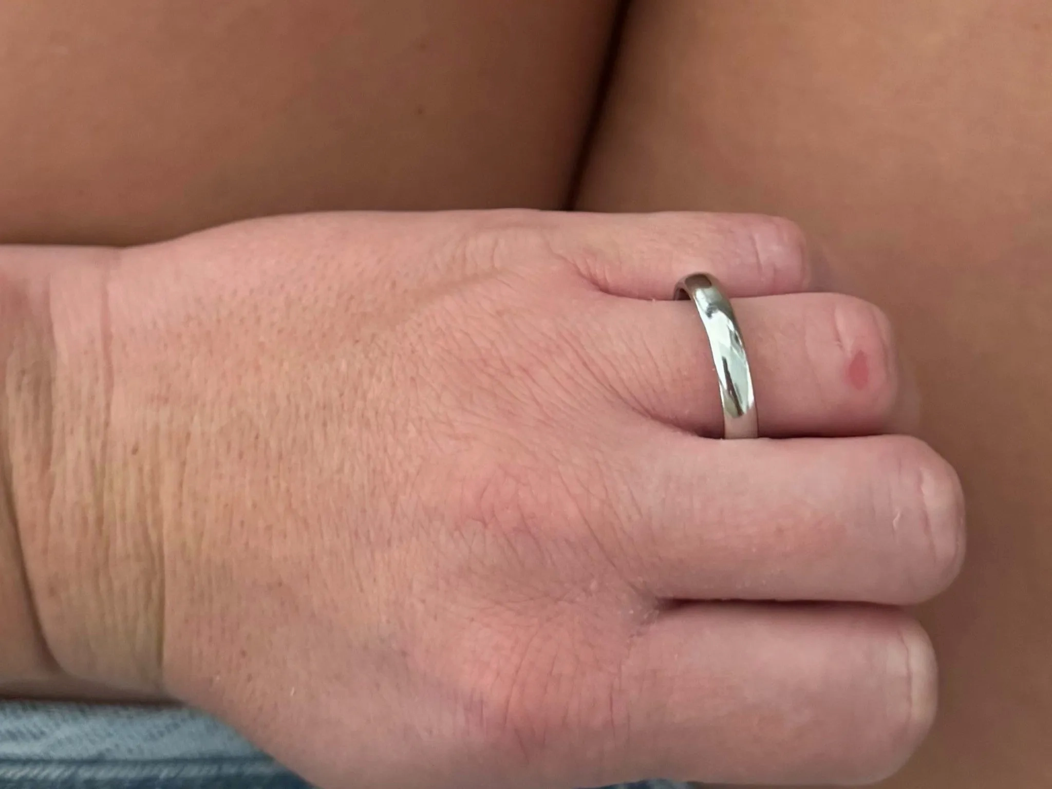 1999 Tiffany &amp; Co. Forever Wedding Band Ring Platinum 4.5 mm, size 11.25