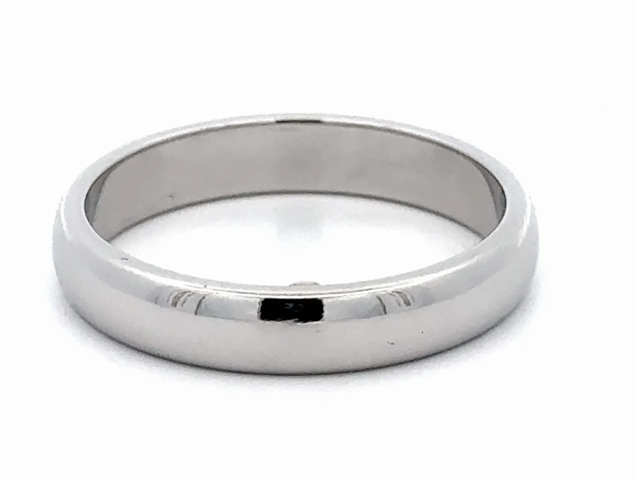 1999 Tiffany &amp; Co. Forever Wedding Band Ring Platinum 4.5 mm, size 11.25