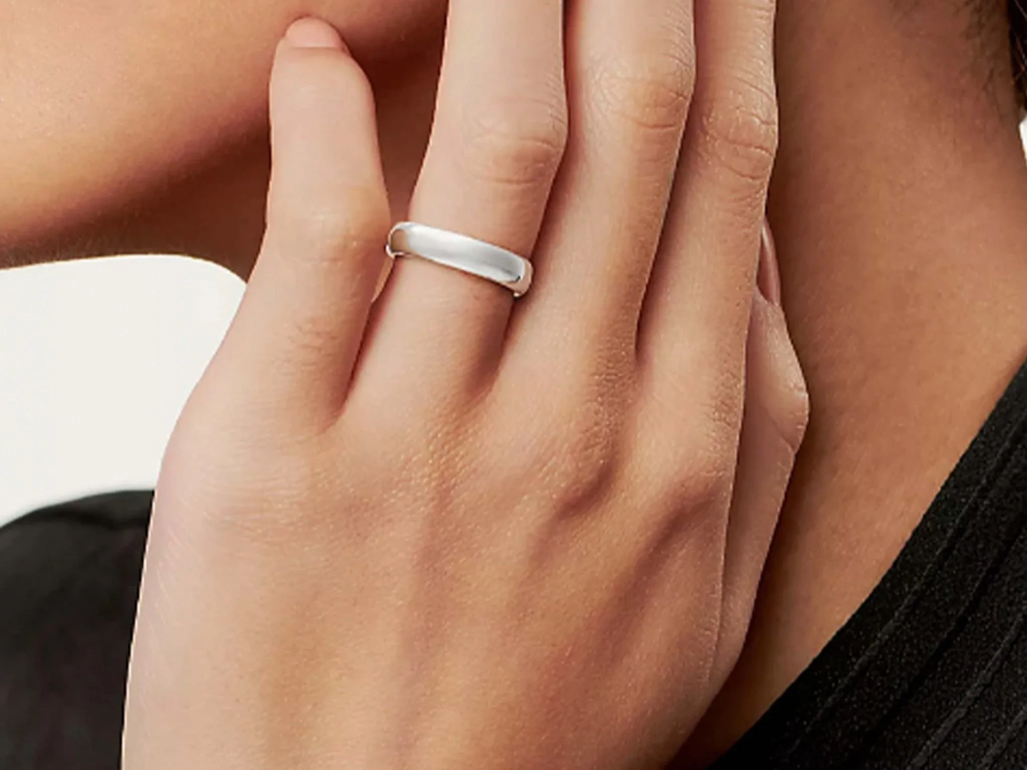 1999 Tiffany &amp; Co. Forever Wedding Band Ring Platinum 4.5 mm, size 11.25