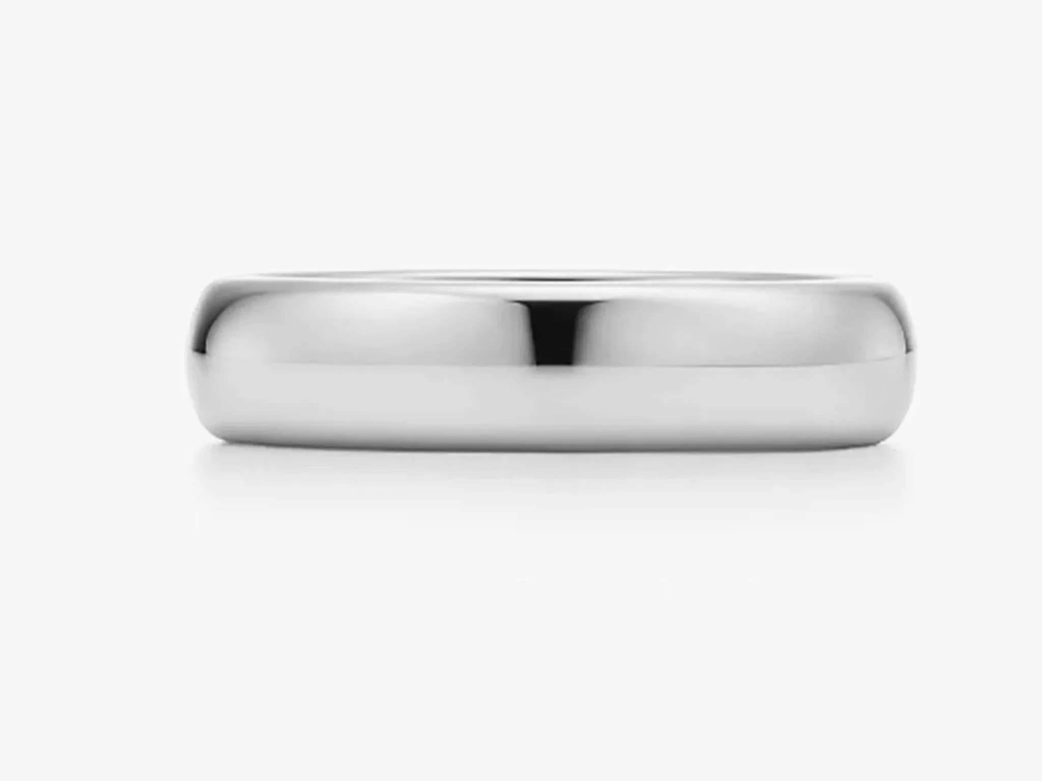 1999 Tiffany &amp; Co. Forever Wedding Band Ring Platinum 4.5 mm, size 11.25