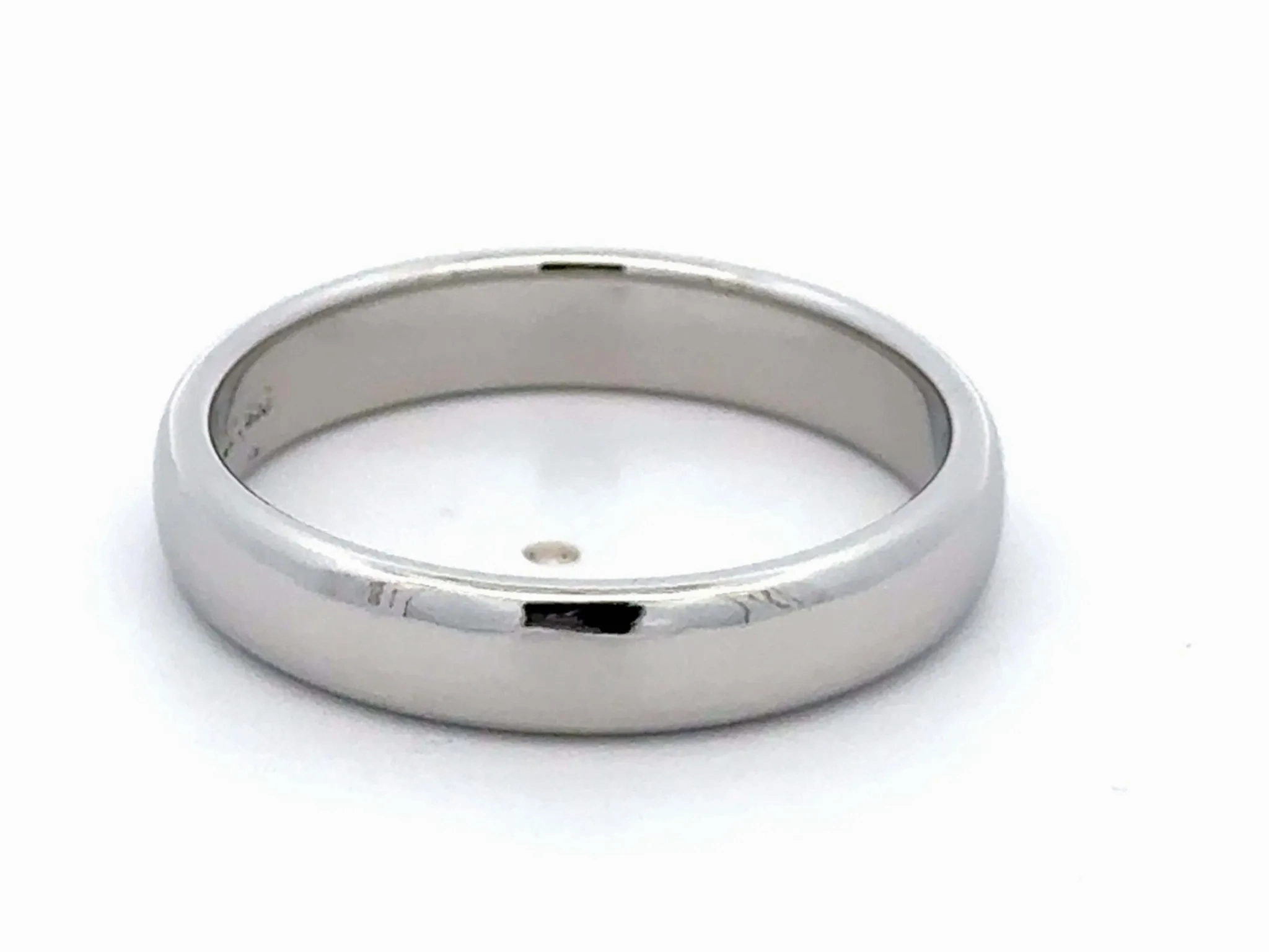1999 Tiffany &amp; Co. Forever Wedding Band Ring Platinum 4.5 mm, size 11