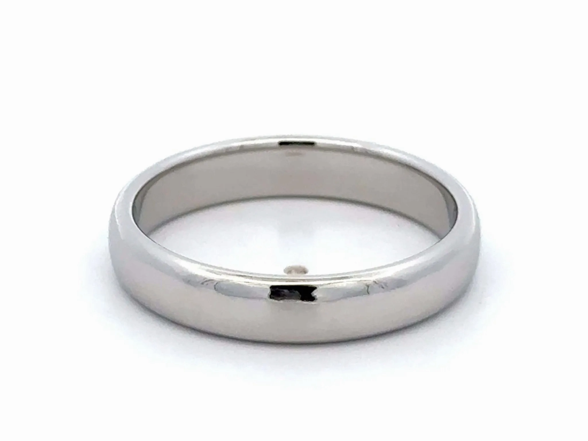 1999 Tiffany &amp; Co. Forever Wedding Band Ring Platinum 4.5 mm, size 11