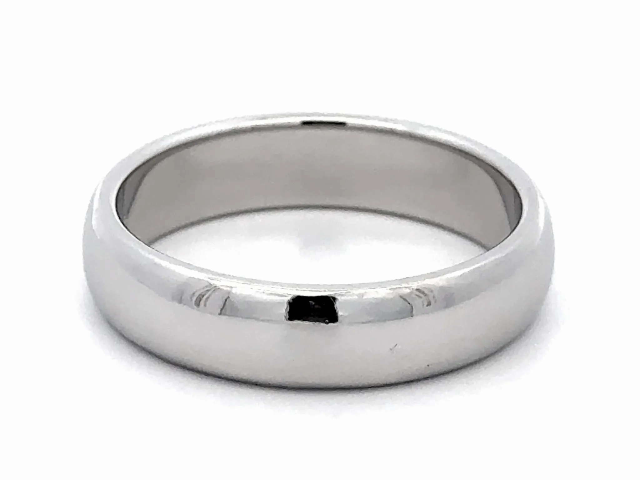 1999 Tiffany &amp; Co. Forever Wedding Band Ring Platinum 6 mm, size 12.75