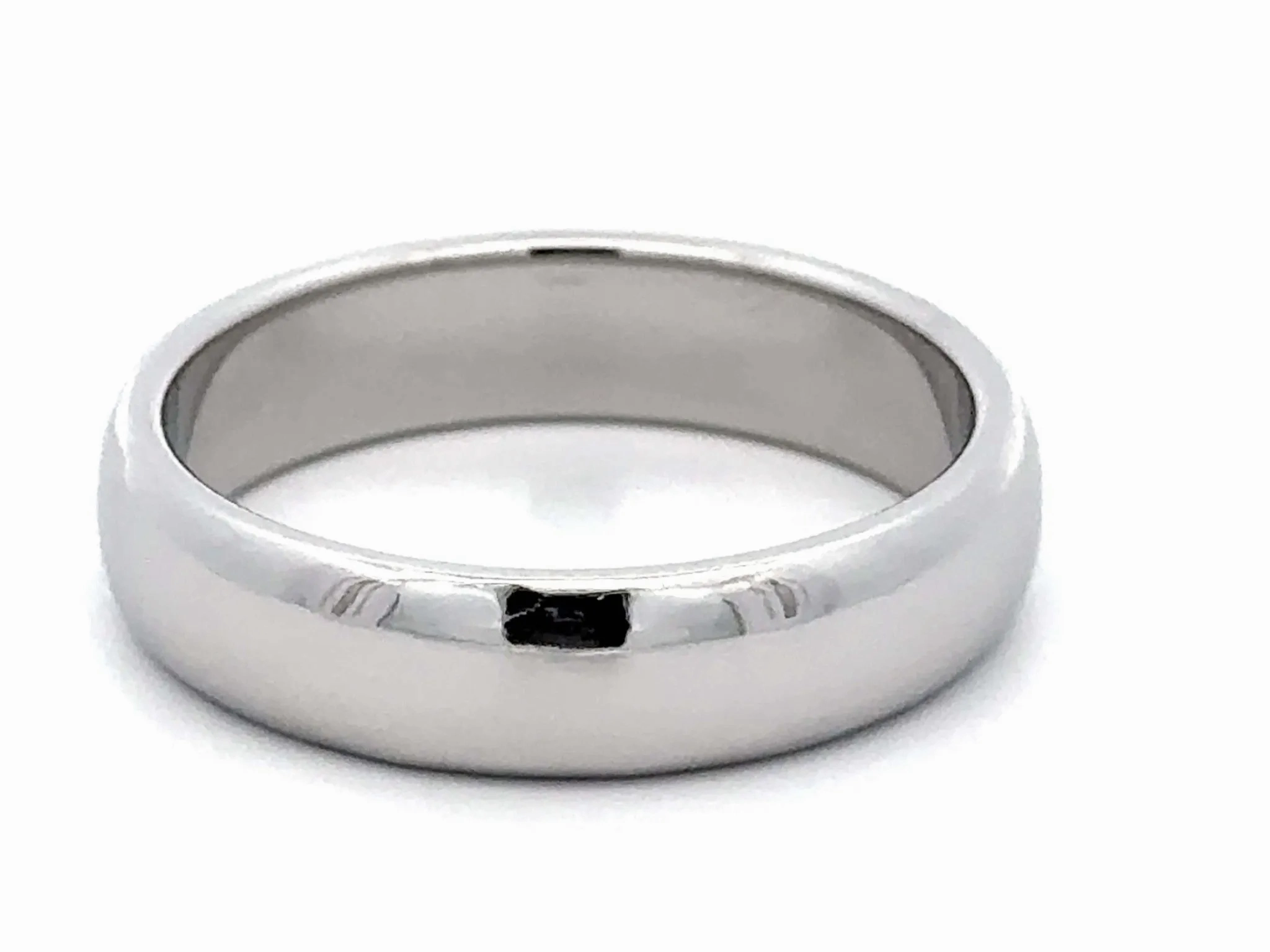 1999 Tiffany &amp; Co. Forever Wedding Band Ring Platinum 6 mm, size 12.75