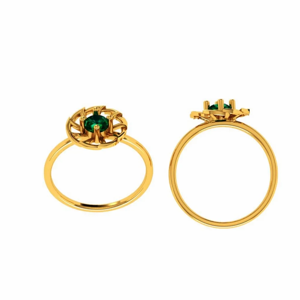 22KT (916) Yellow Gold Ring For Women