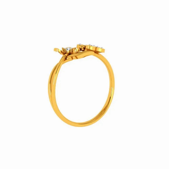 22KT (916) Yellow Gold Ring For Women