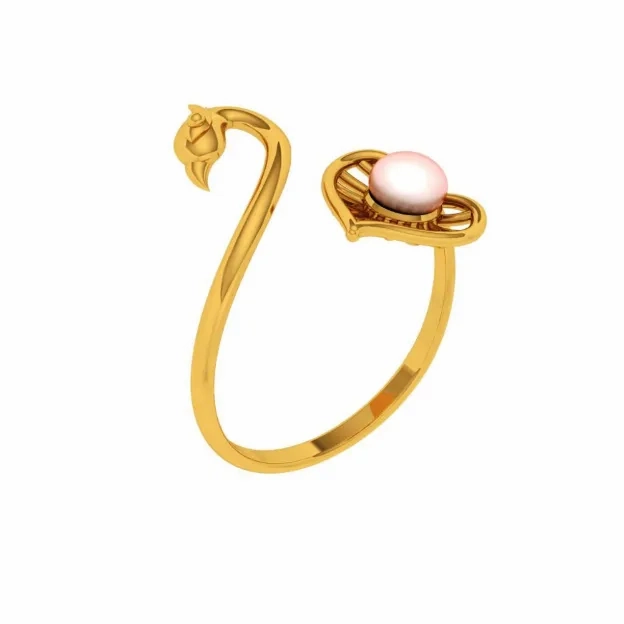 22KT (916) Yellow Gold Ring For Women