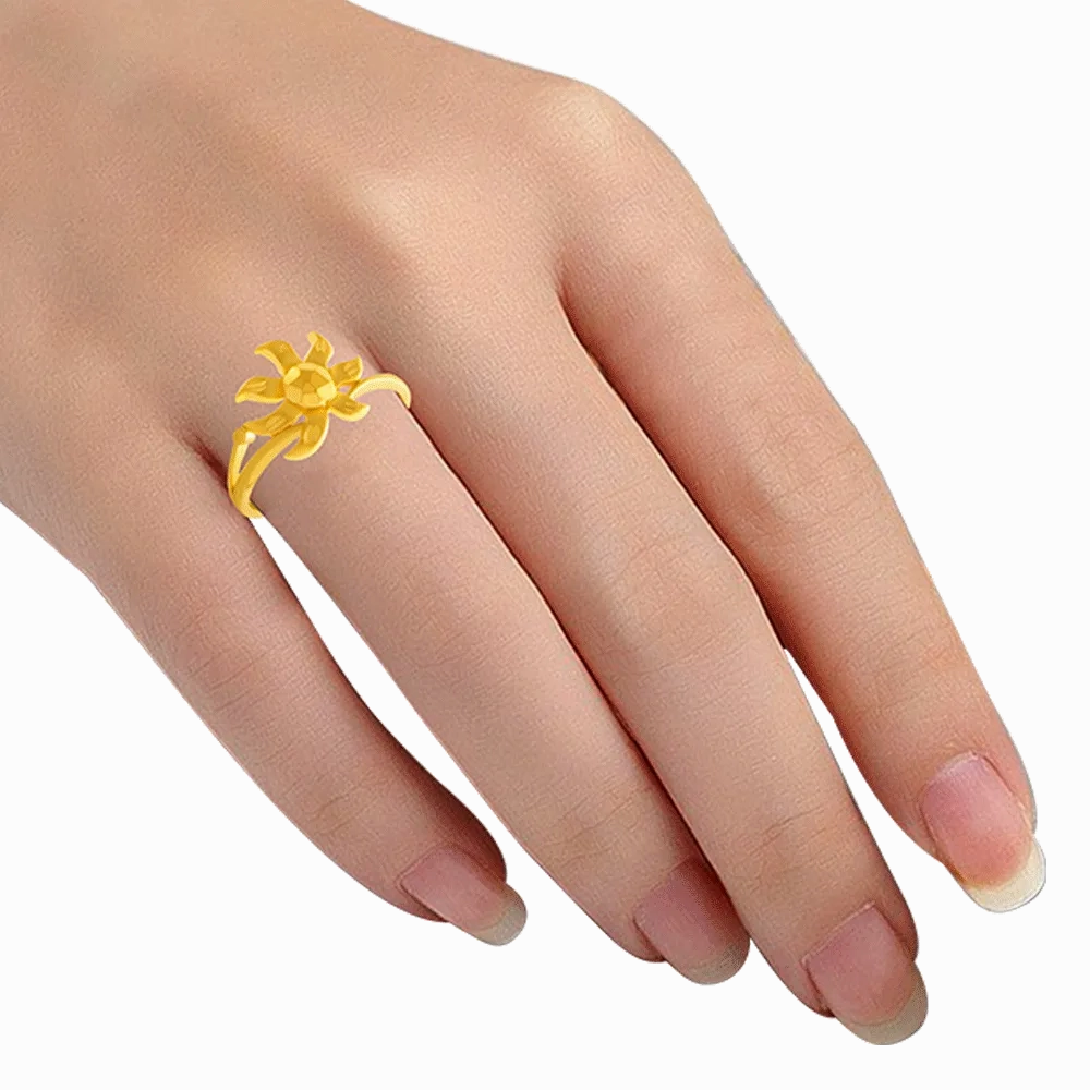 22KT Yellow Gold Ring For Women