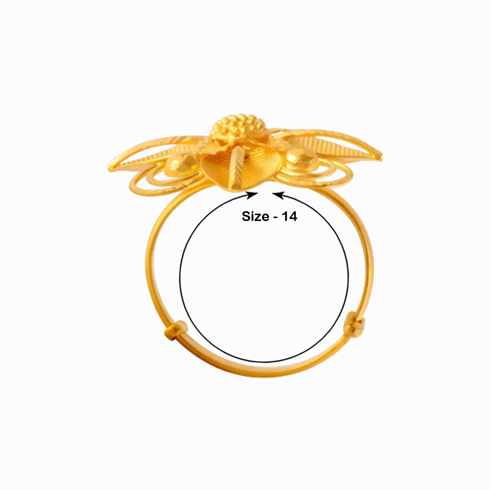 22KT Yellow Gold Ring For Women