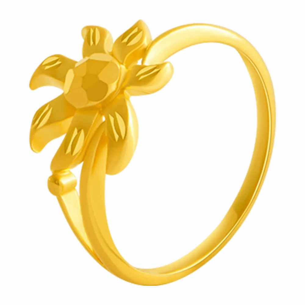 22KT Yellow Gold Ring For Women