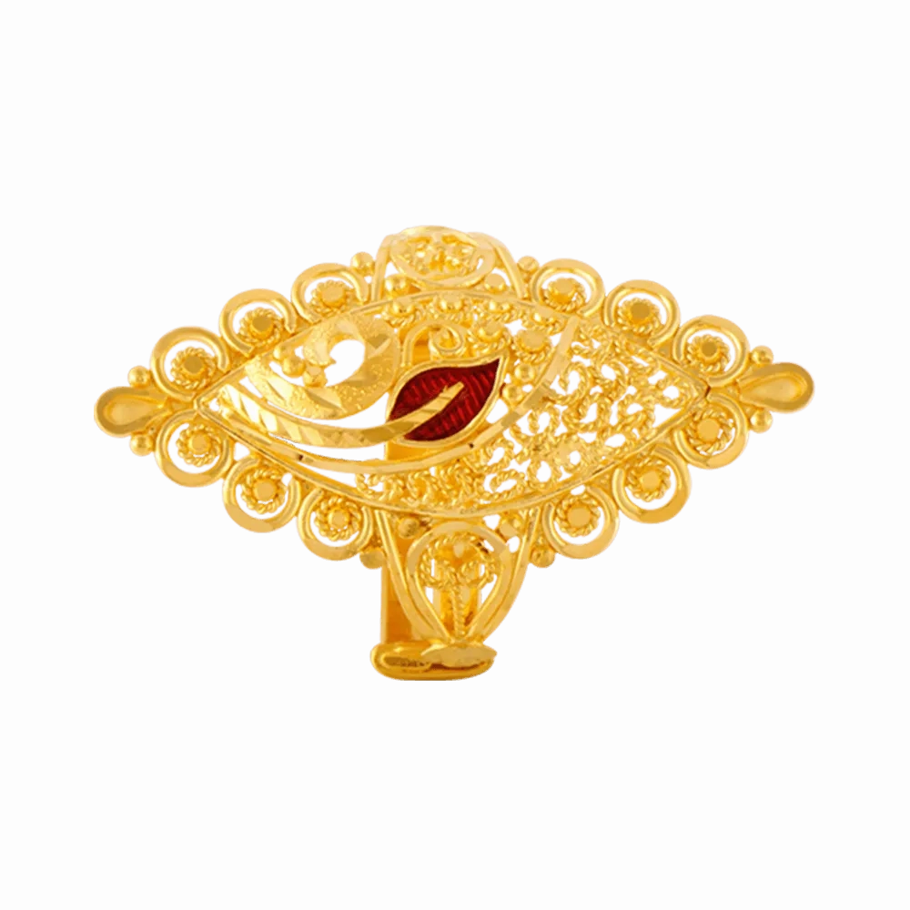 22KT Yellow Gold Ring For Women