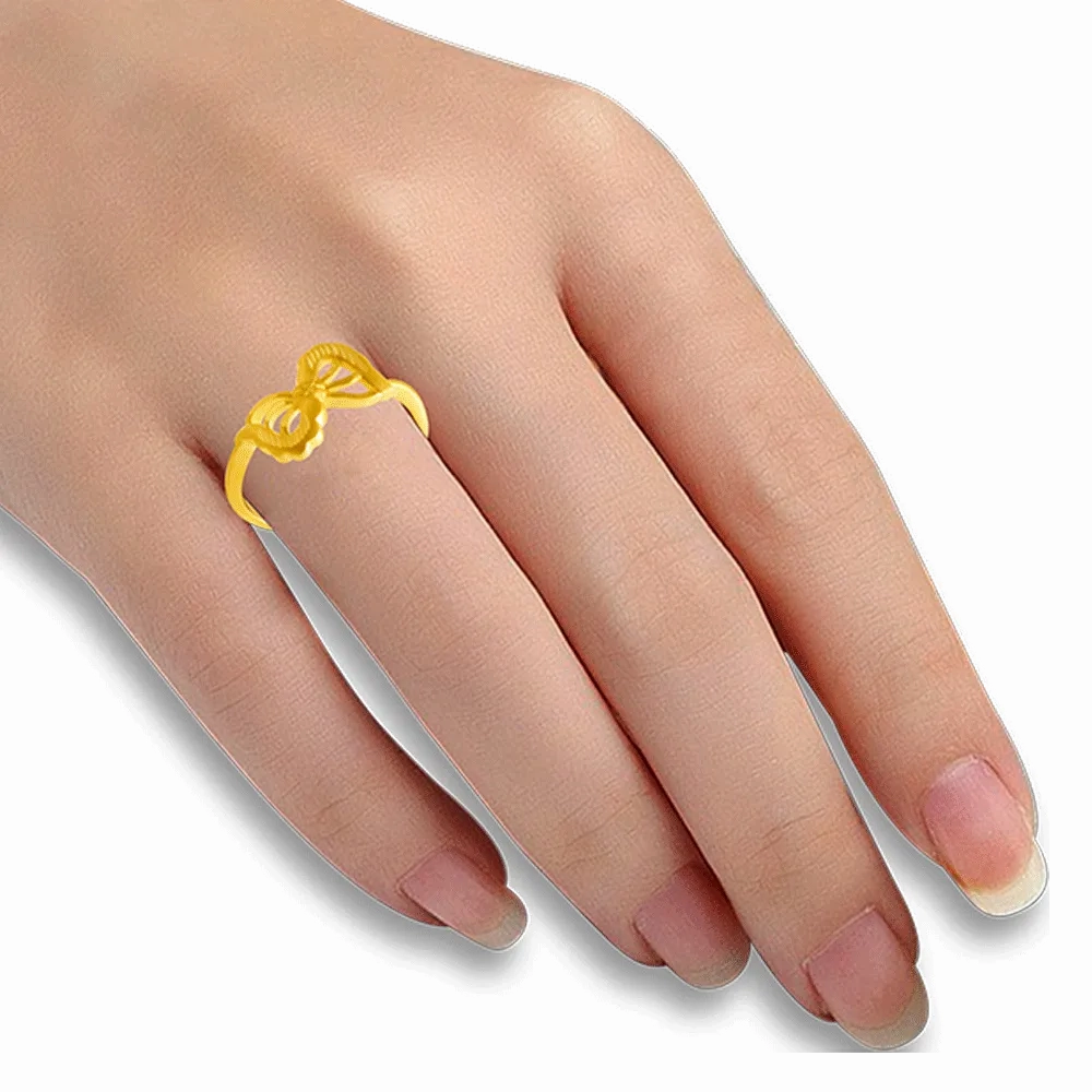 22KT Yellow Gold Ring For Women