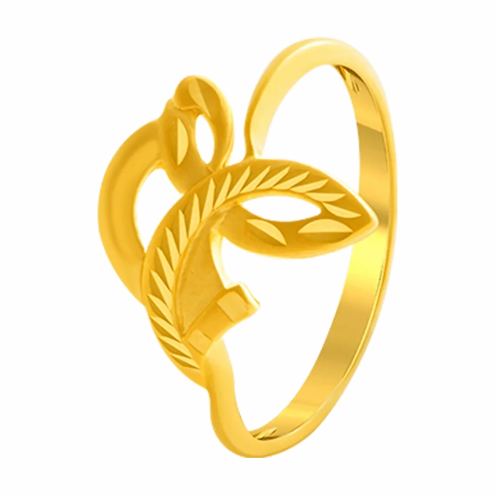 22KT Yellow Gold Ring For Women
