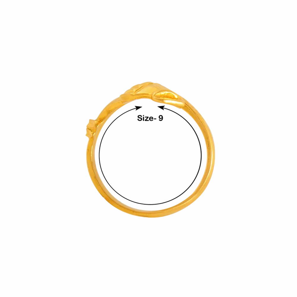 22KT Yellow Gold Ring For Women