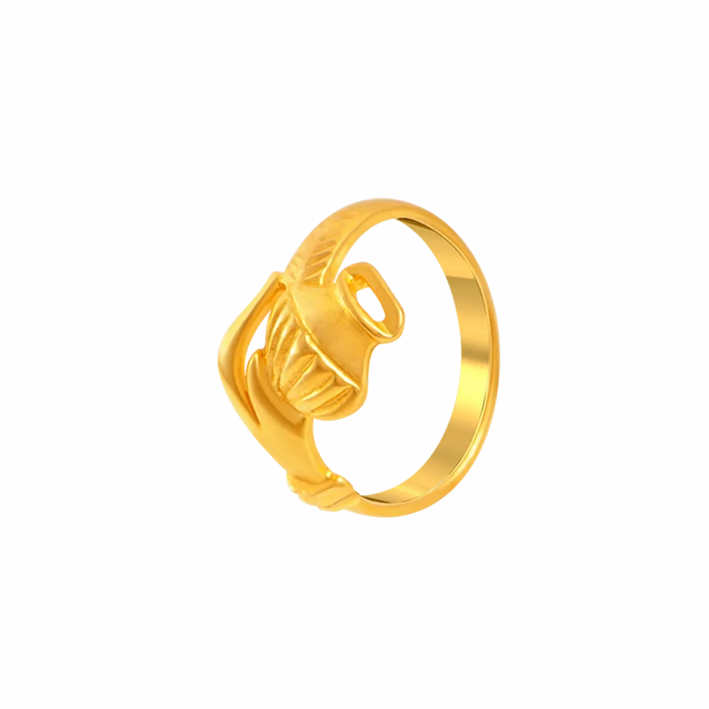 22KT Yellow Gold Ring For Women
