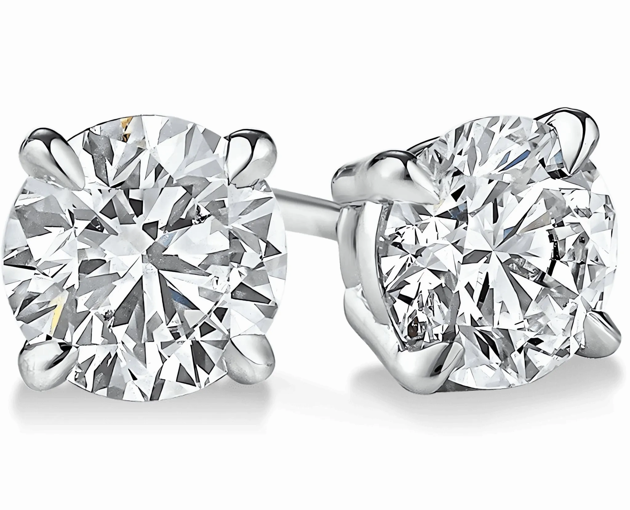 2 Carat Classic Studs by AZ Essentials