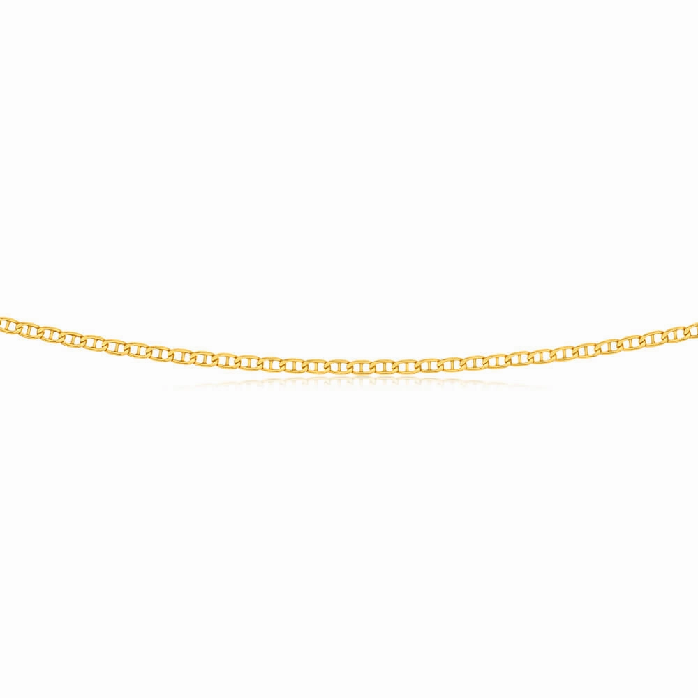 9ct Superb Yellow Gold Silver Filled Anchor Chain
