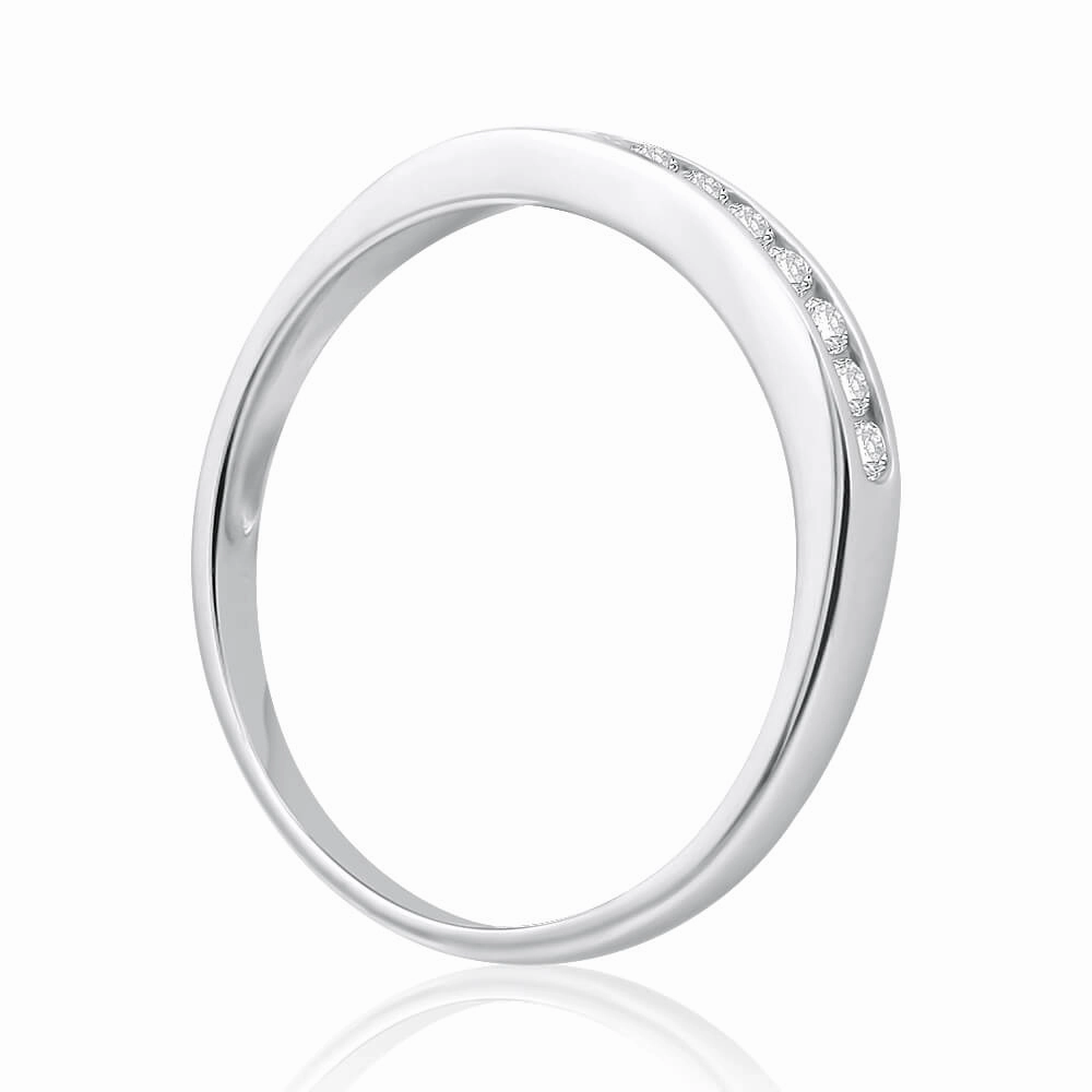 9ct White Gold 1/5 Carat Delightful Diamond Ring