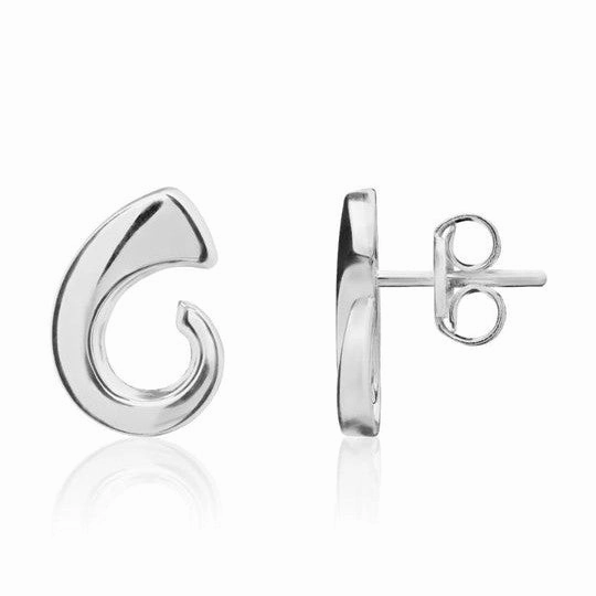 9ct White Gold Stud earrings