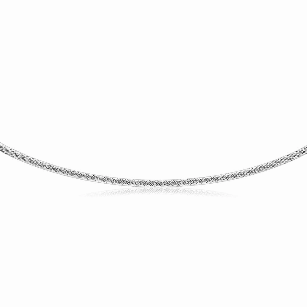 9ct Yellow Gold & White Gold Silver Filled Omega Reversible Chain