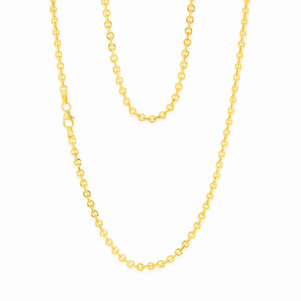 9ct Yellow Gold Belcher 45cm Chain