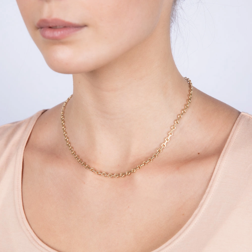 9ct Yellow Gold Belcher 45cm Chain
